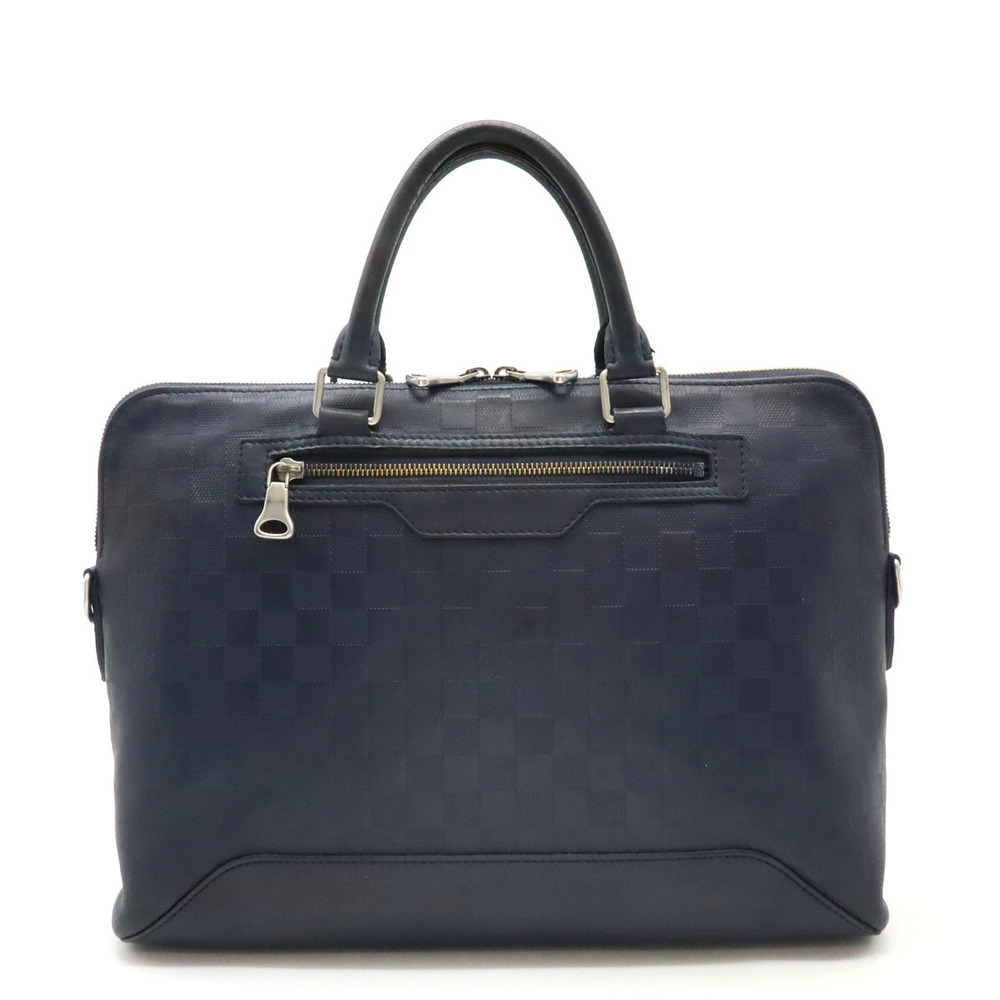 LOUIS VUITTON Damier Infini Avenue Briefcase Business Bag Astral Shoulder strap